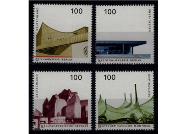 GERMANY BRD 1997 German architecture 4v MNH**
