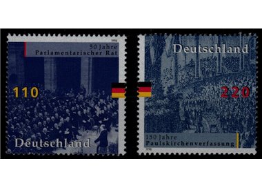 GERMANIA BRD 1998 Costituzione della Confederazione 2v MNH**