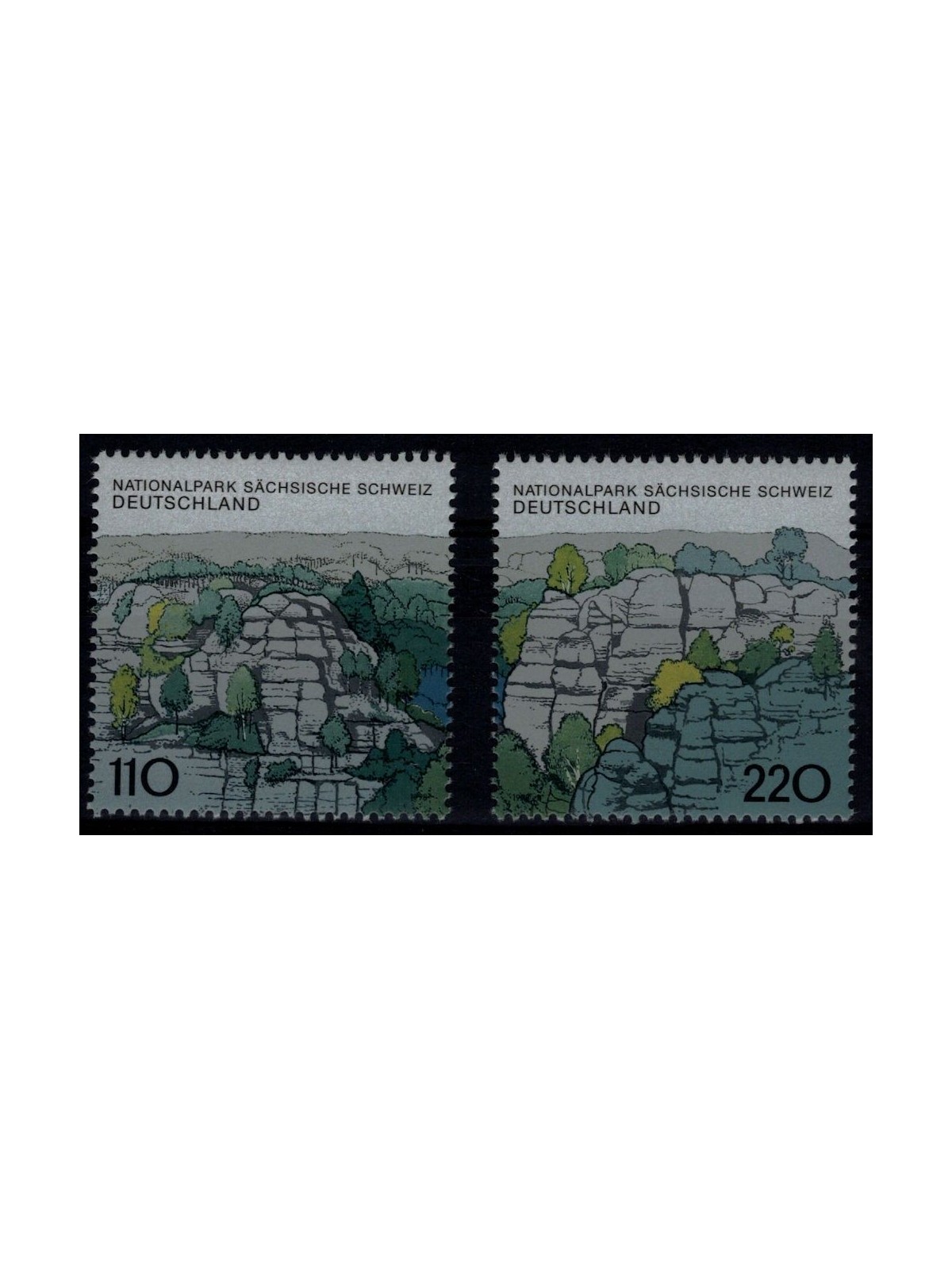 GERMANIA BRD 1998 Parchi nazionali e naturali 2v MNH**