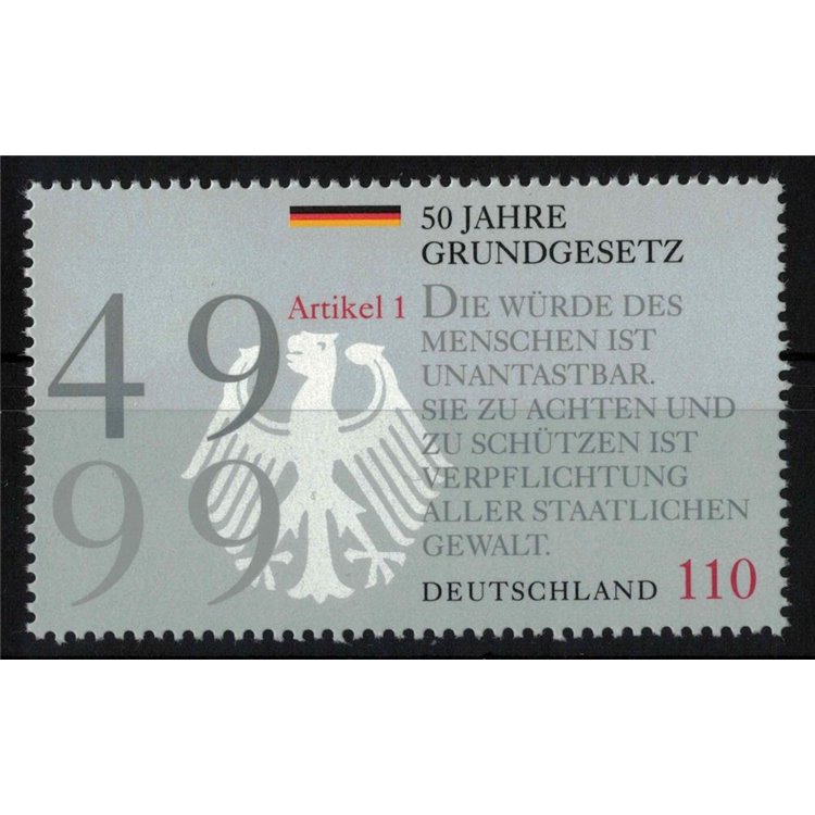 GERMANIA BRD 1999 Legge fondamentale MNH**