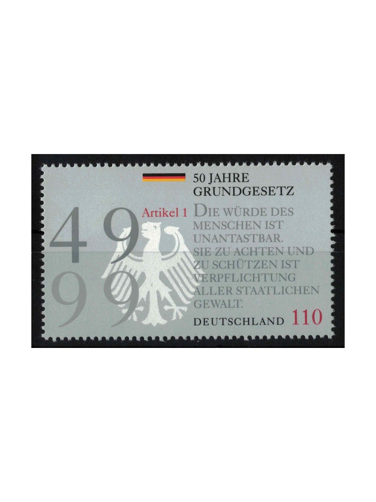 GERMANIA BRD 1999 Legge fondamentale MNH**