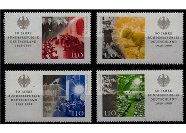 GERMANY BRD 1999 Fiftieth Anniversary of the Republic 4v MNH**