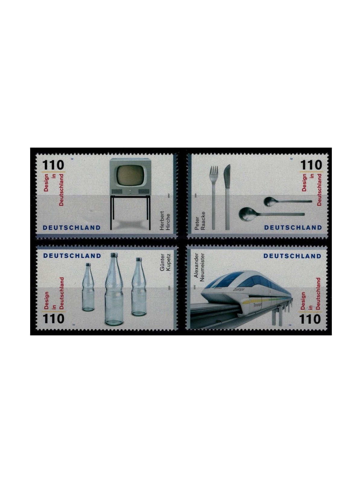 GERMANY BRD 1999 Design in Germany 4v MNH**