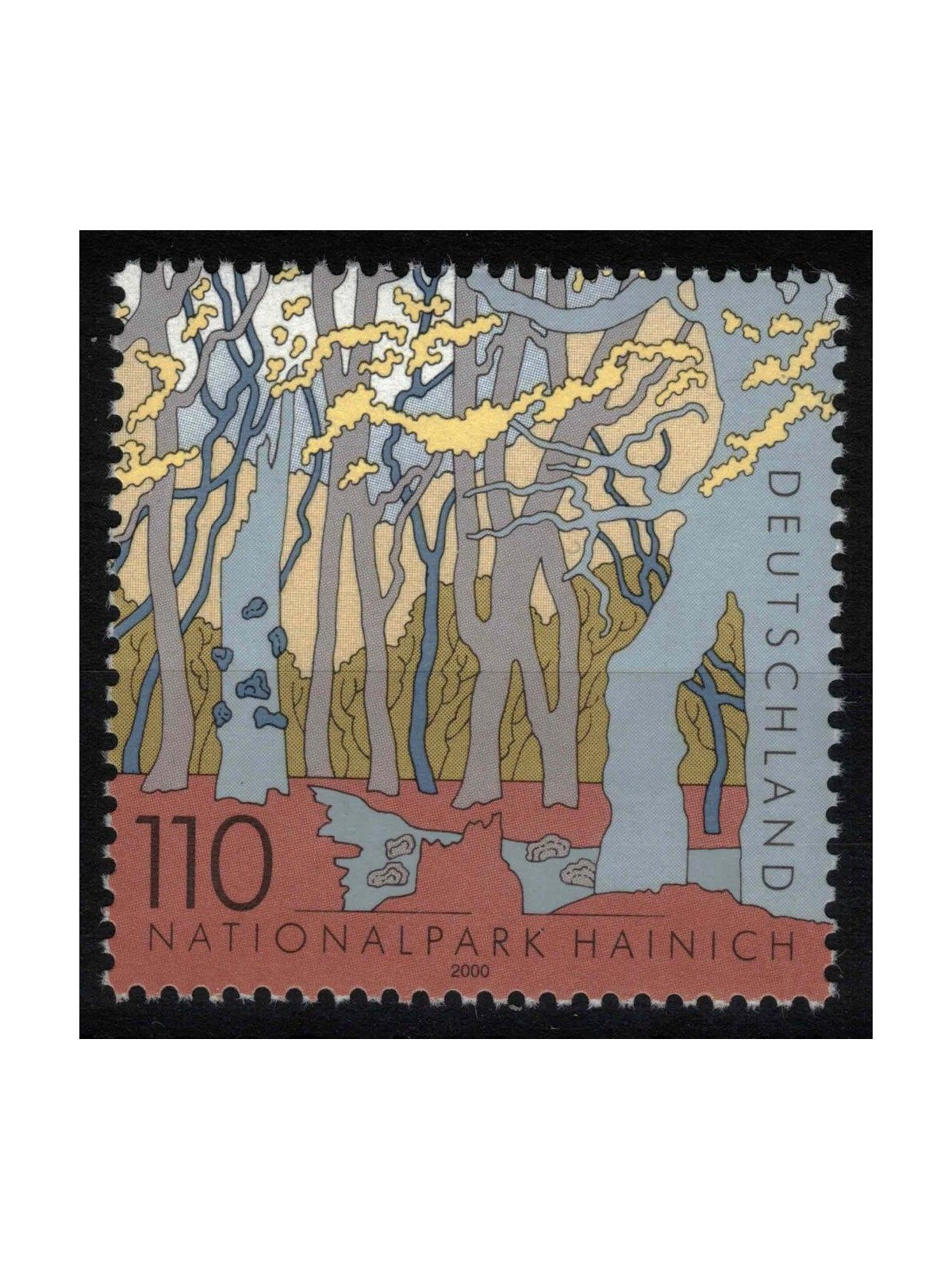 GERMANY BRD 2000 National and natural parks MNH**