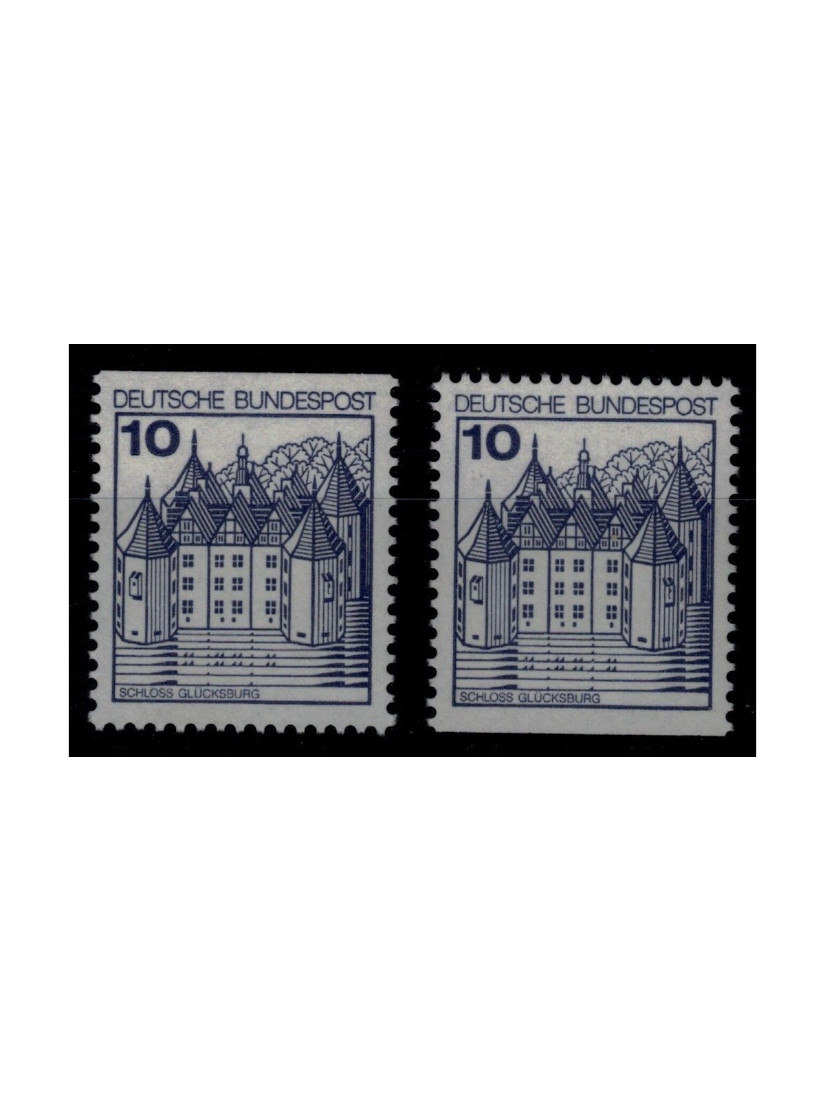 GERMANY FRG 1977 Castles and Fortresses (10p) from booklet 2v MNH**