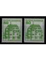GERMANIA BRD 1980 Castelli e fortezze (50p) da LB 2v MNH**