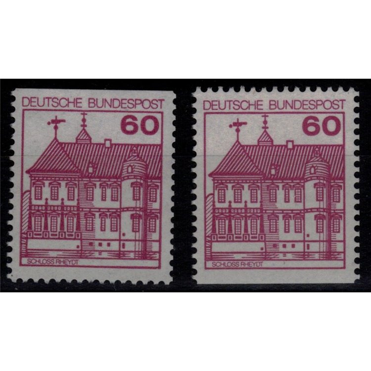 GERMANY BRD 1979 Castles and Fortresses (60p) from booklet 2v MNH**