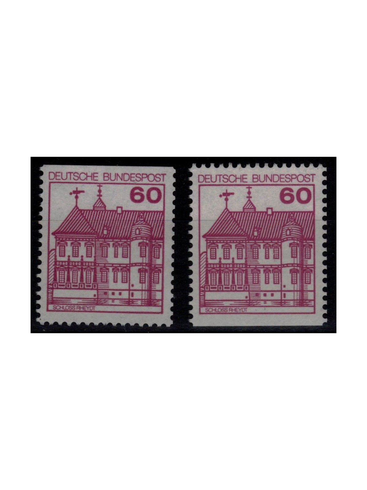 GERMANY BRD 1979 Castles and Fortresses (60p) from booklet 2v MNH**