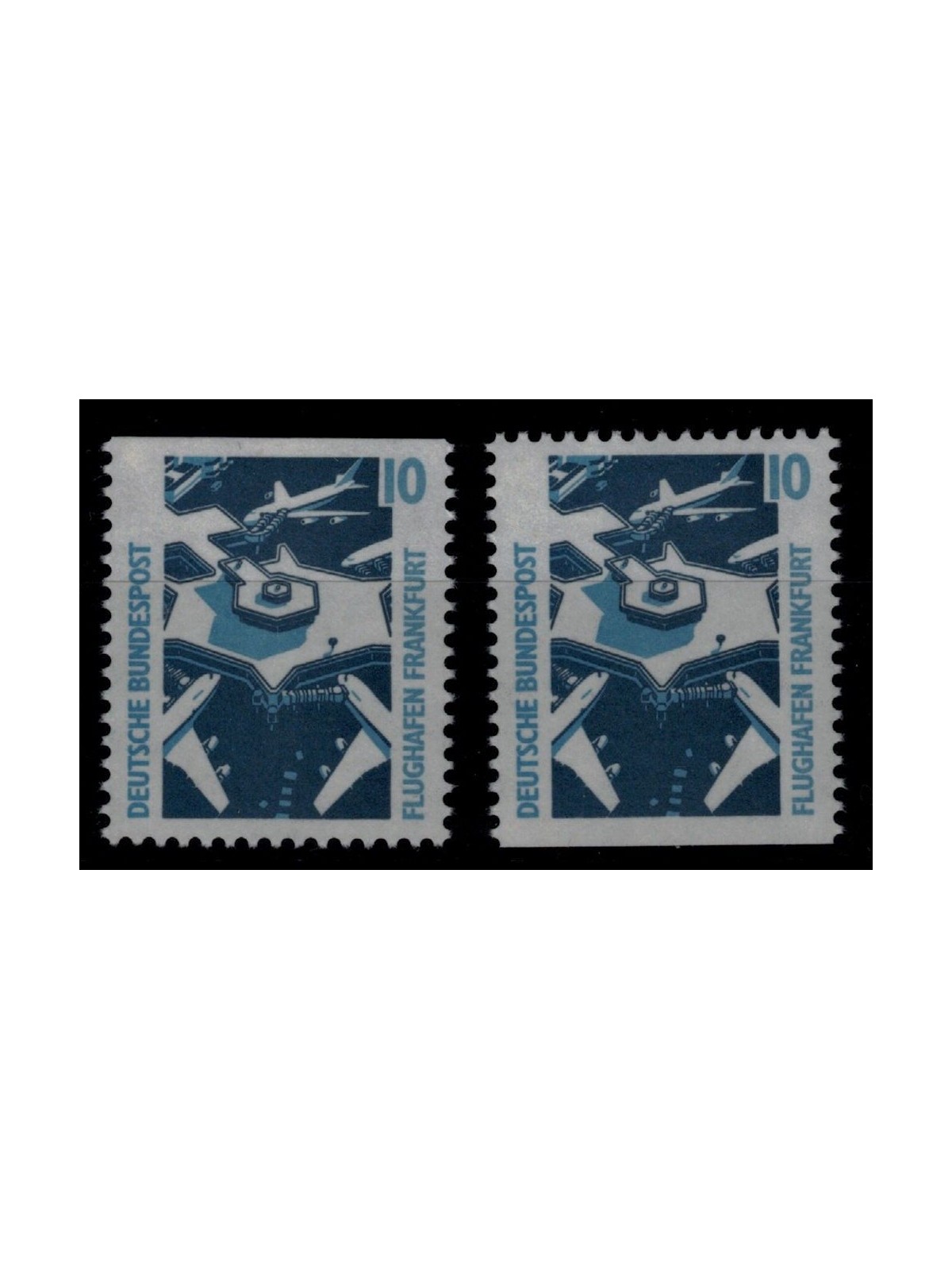 GERMANIA BRD 1988 Monumenti celebri (10p) da LB 2v MNH**