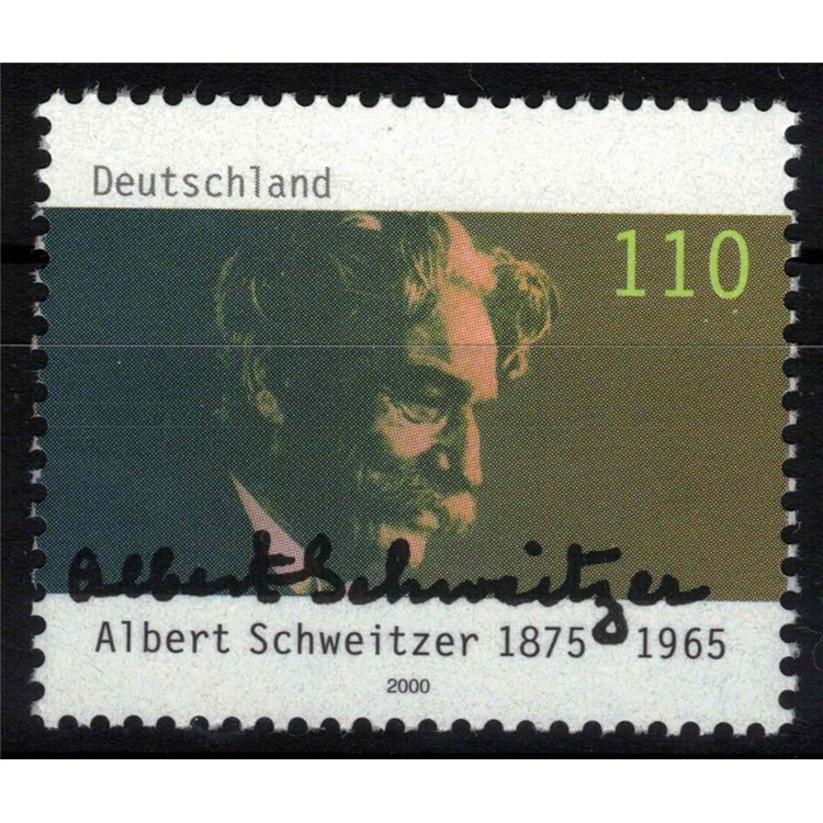 GERMANIA BRD 2000 Albert Schweitzer MNH**