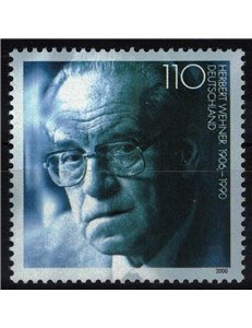 GERMANY BRD 2000 Herbert Wehner MNH**