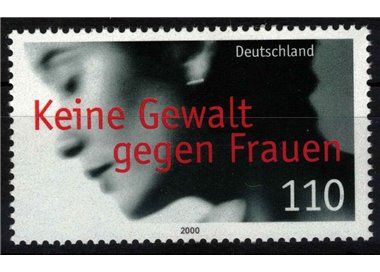 GERMANIA BRD 2000 No alla violenza contro le donne MNH**