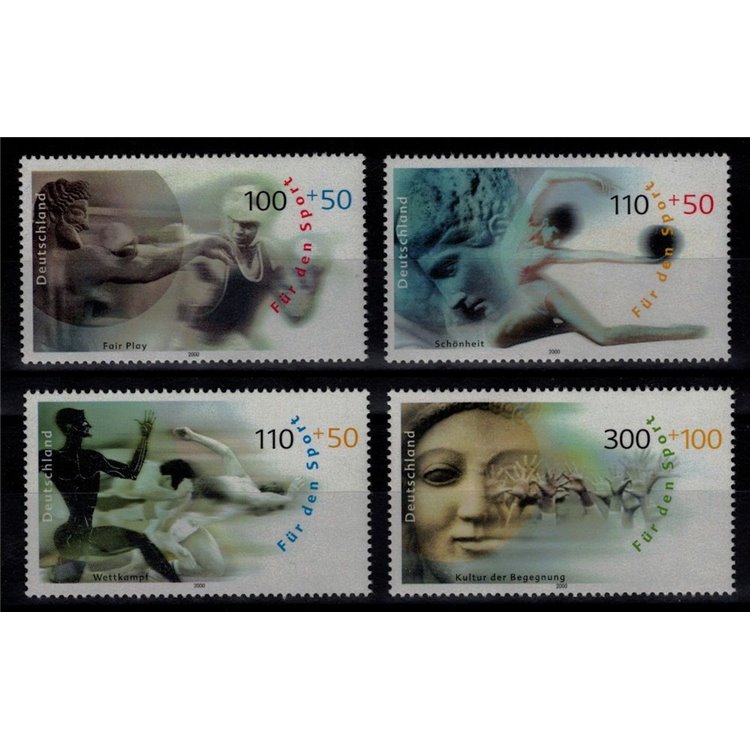 GERMANY BRD 2000 Aid to Sport 4v MNH**