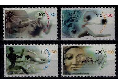 GERMANY BRD 2000 Aid to Sport 4v MNH**