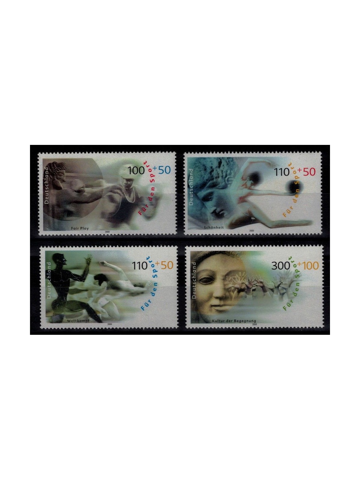 GERMANY BRD 2000 Aid to Sport 4v MNH**