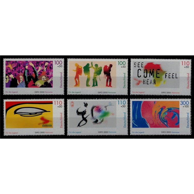 GERMANY BRD 2000 Universal Exhibition (4th series) 4v MNH**