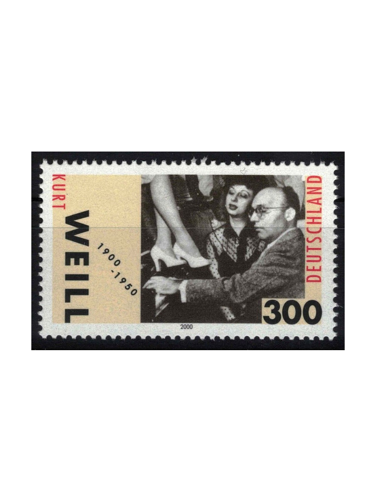 GERMANIA BRD 2000 Kurt Weill MNH**