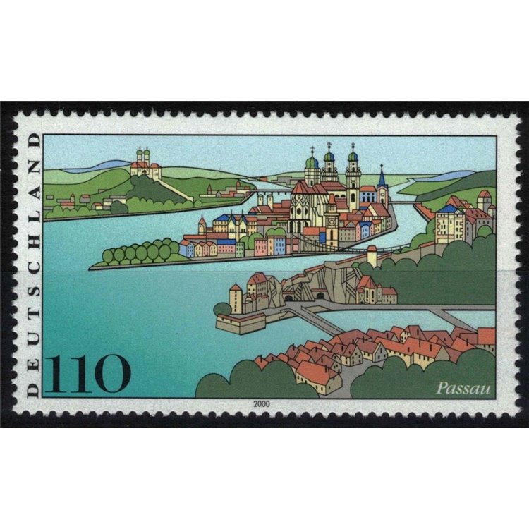 GERMANY BRD 2000 Views (6th series) MNH**