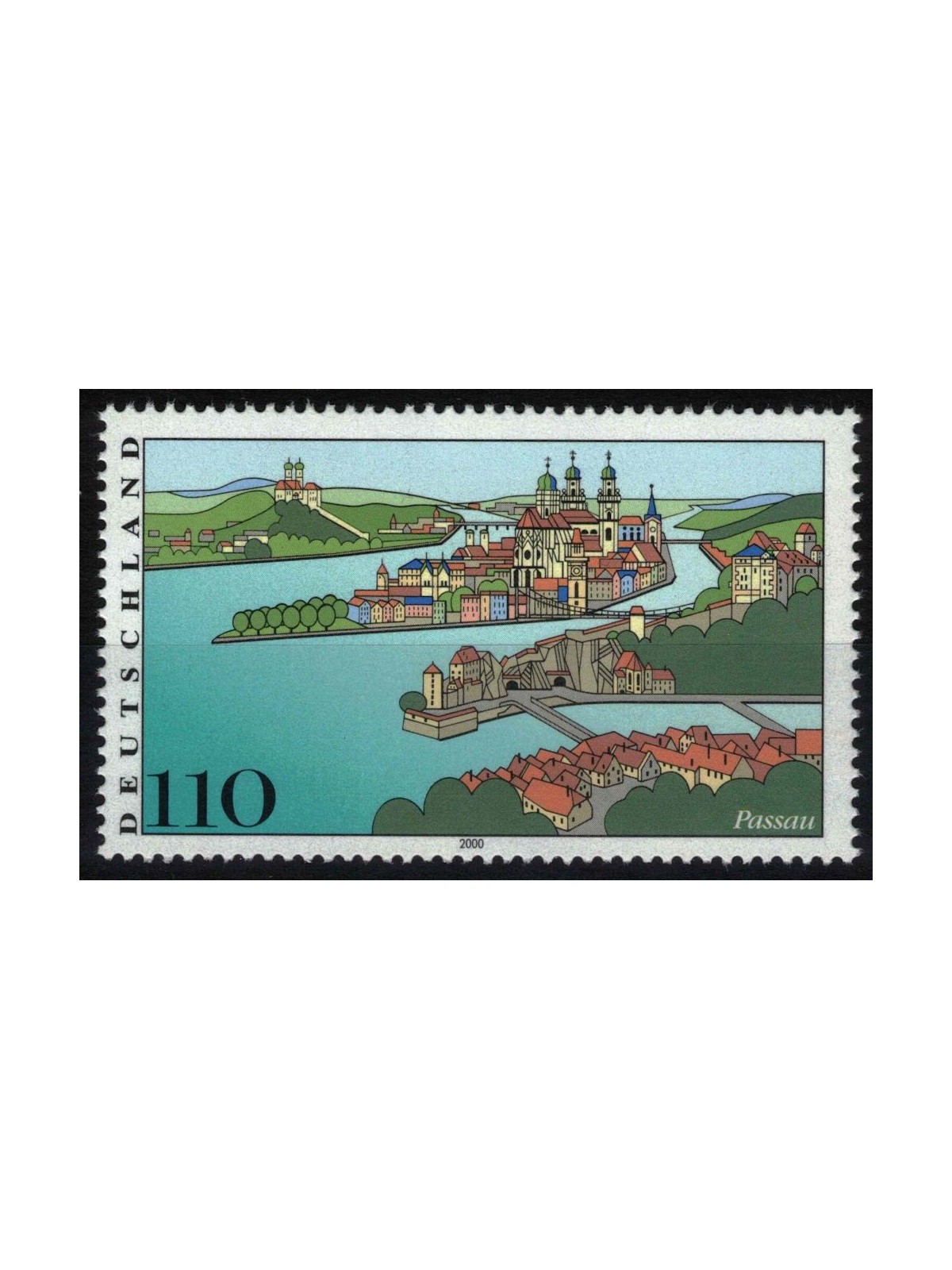 GERMANIA BRD 2000 Vedute (6ª serie) MNH**