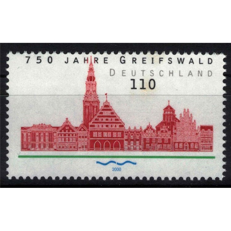 GERMANIA BRD 2000 Città di Greifswald MNH**