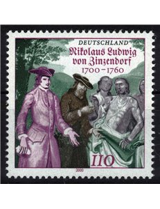 GERMANIA BRD 2000 Nikolaus Ludwig von Zinzendorf MNH**
