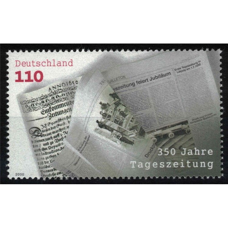 GERMANY BRD 2000 German Newspapers MNH**
