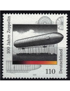 GERMANIA BRD 2000 Dirigibile Zeppelin MNH**