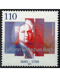 GERMANIA BRD 2000 Johann Sebastian Bach MNH**