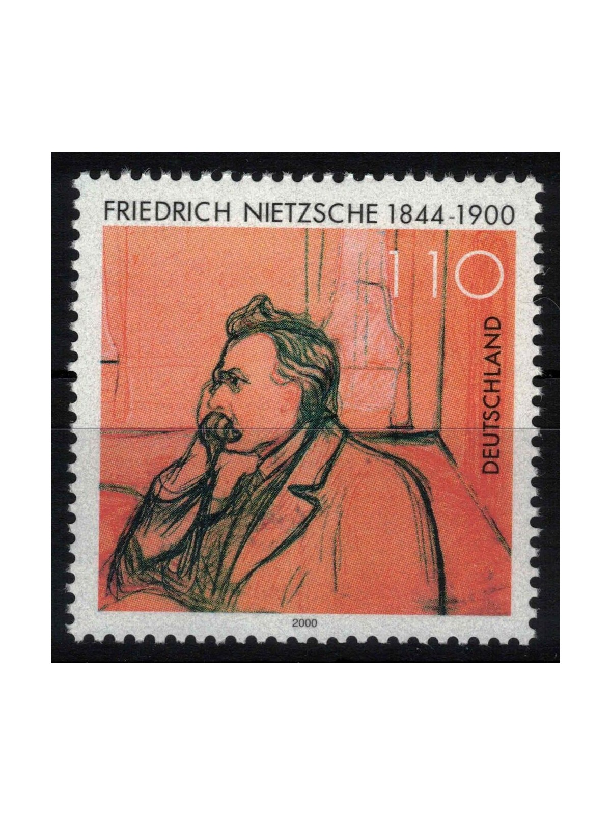 GERMANIA BRD 2000 Friedrich Nietzsche MNH**