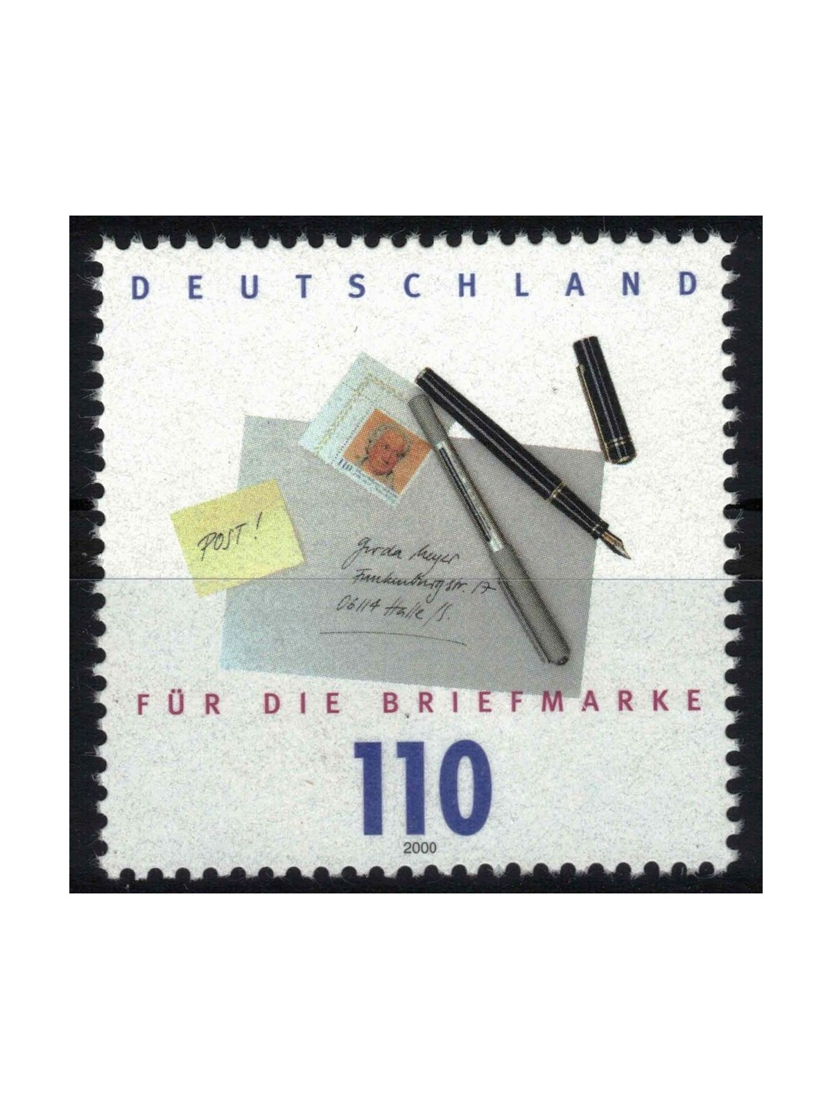 GERMANY BRD 2000 Stamp Day MNH**