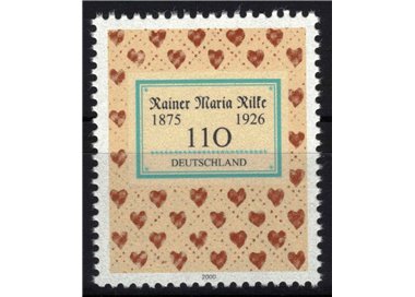 GERMANY BRD 2000 Rainer Maria Rilke MNH**