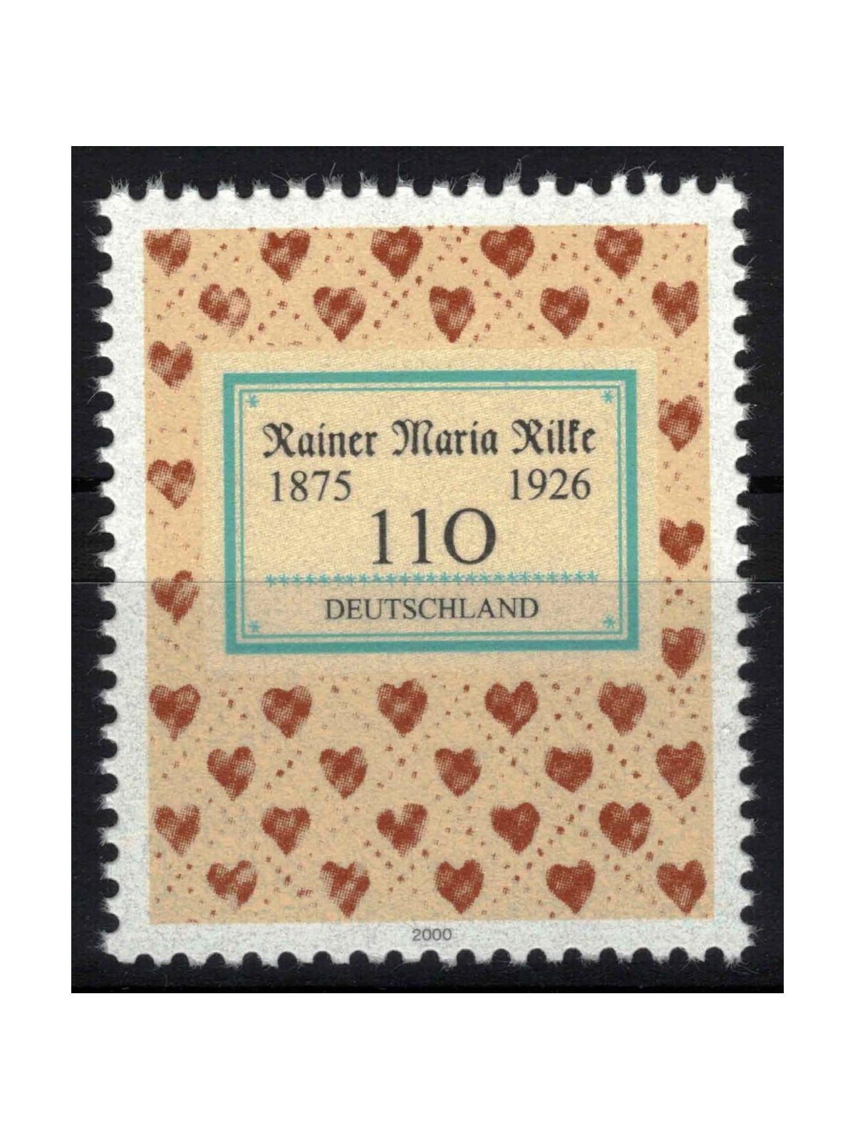 GERMANIA BRD 2000 Rainer Maria Rilke MNH**