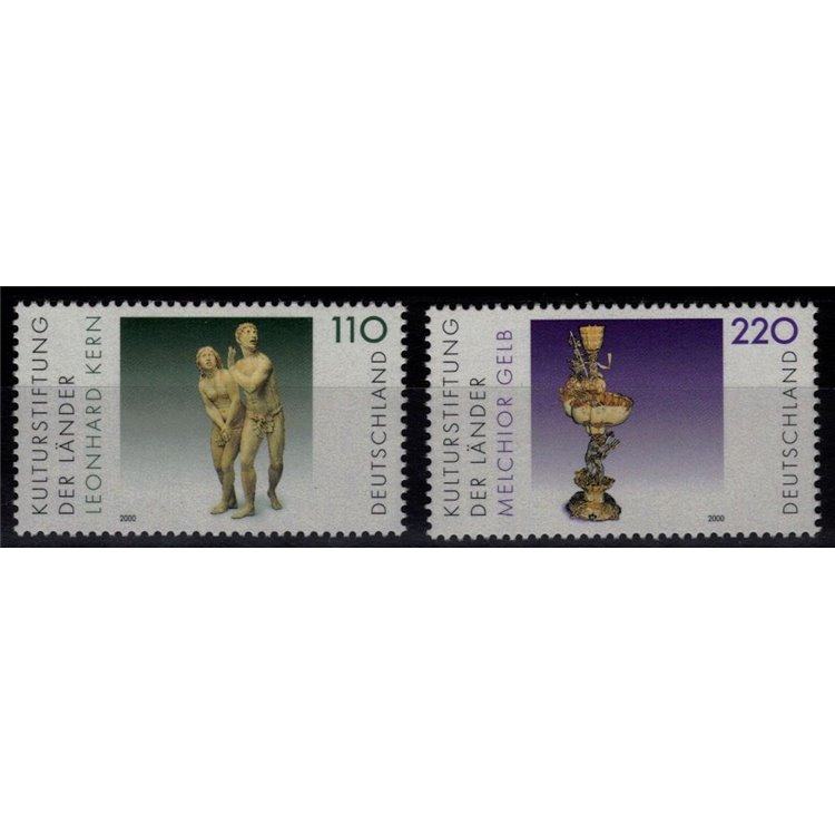 GERMANIA BRD 2000 Fondazione culturale dei Länder 2v MNH**