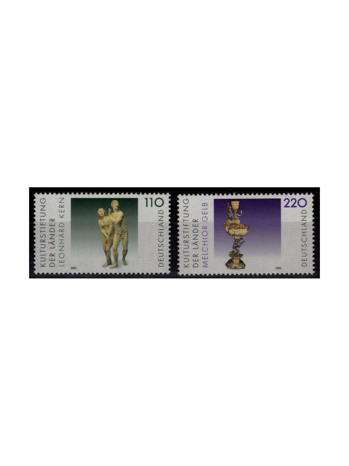 GERMANY BRD 2000 Cultural Foundation of the Länder 2v MNH**