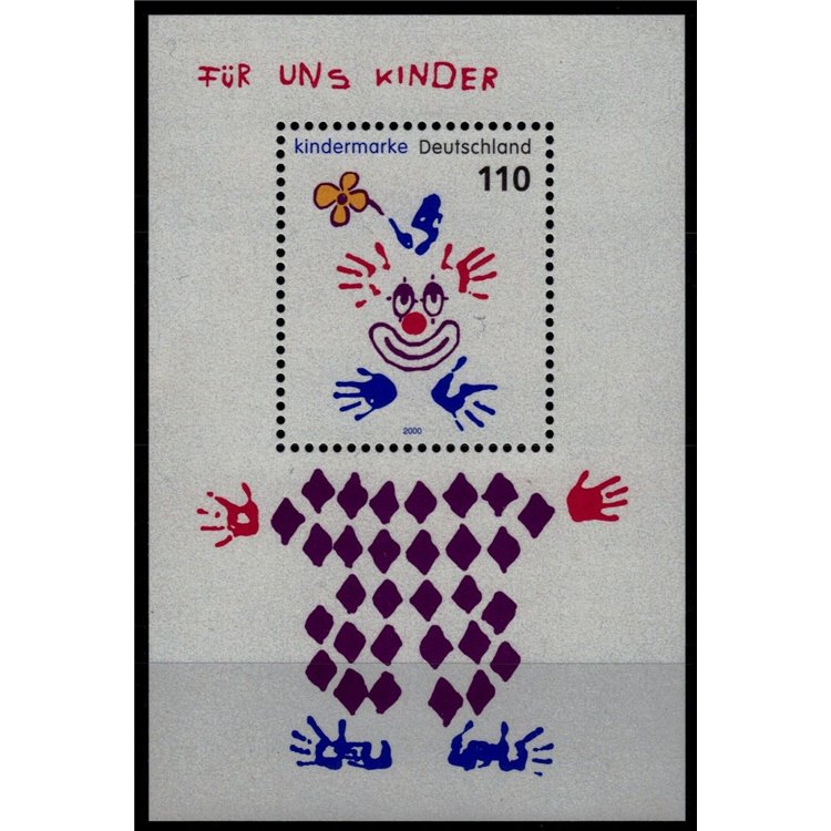 GERMANIA BRD 2000 Per noi bambini BF MNH**