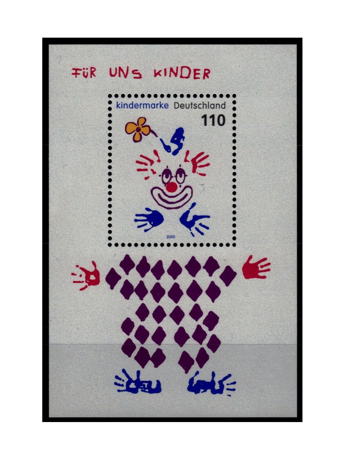 GERMANIA BRD 2000 Per noi bambini BF MNH**