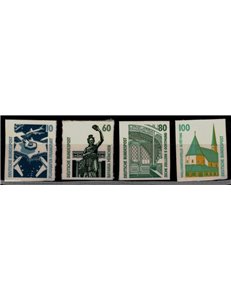 GERMANIA BRD 1991 Serie ordinaria (da LB) 4v MNH**