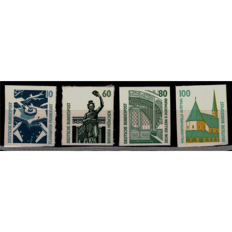 GERMANY BRD 1991 Ordinary series (from booklet) 4v MNH**