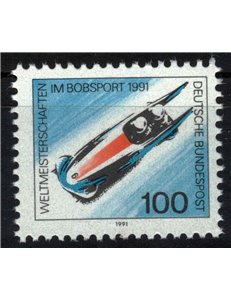GERMANY BRD 1991 Bobsleigh World Championship MNH**