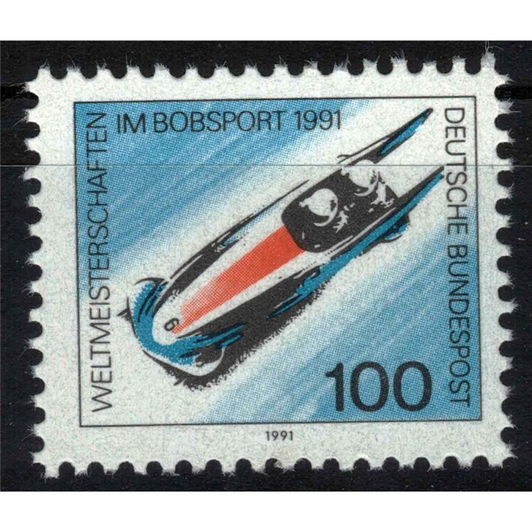 GERMANY BRD 1991 Bobsleigh World Championship MNH**