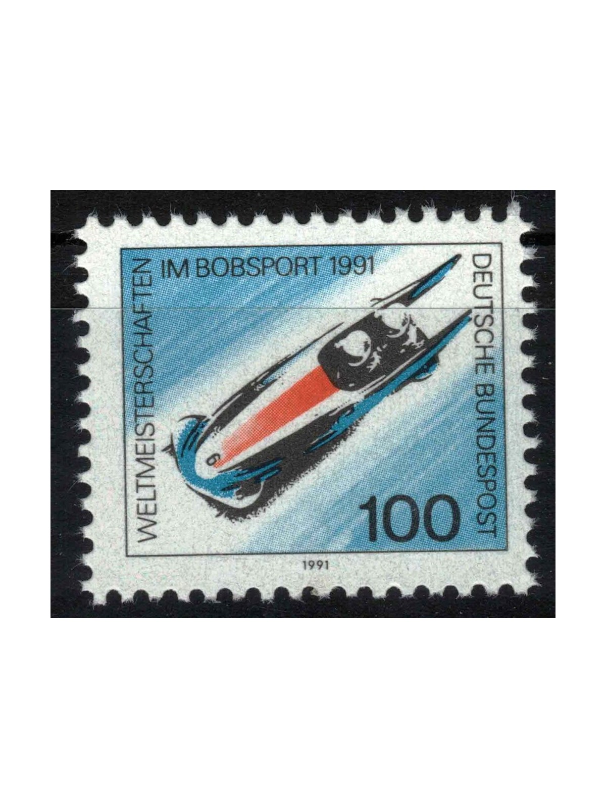 GERMANY BRD 1991 Bobsleigh World Championship MNH**