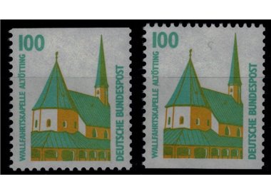 GERMANY BRD 1989 Famous monuments (100p) from booklet 2v MNH**