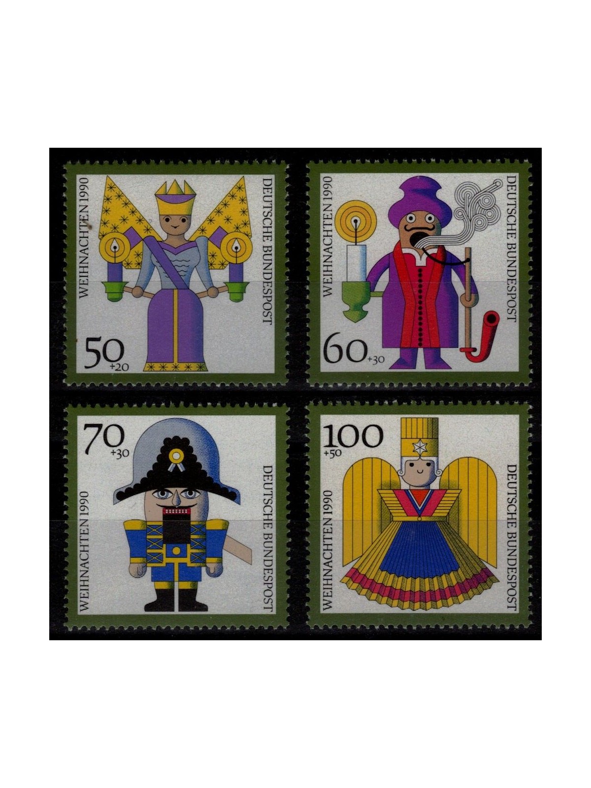 GERMANIA BRD 1990 Natale 4v MNH**