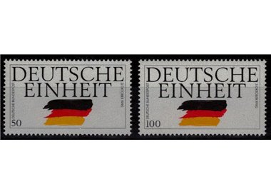 GERMANIA BRD 1990 Unità tedesca 2v MNH**