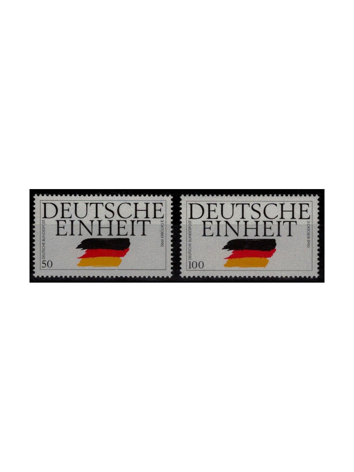 GERMANIA BRD 1990 Unità tedesca 2v MNH**