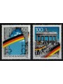 GERMANIA BRD 1990 Cortina di ferro e Muro di Berlino 2v MNH**
