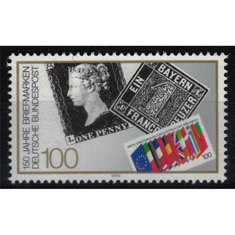 GERMANY BRD 1990 Anniversary of the first stamp MNH**