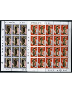FAROERS 1989 Europe 2 m/s MNH**