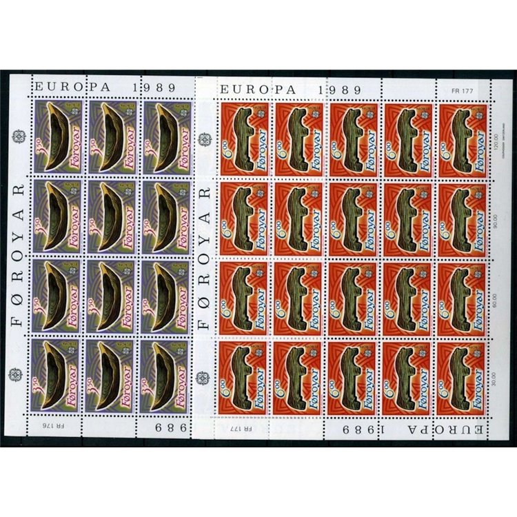FAEROER 1989 Europa 2 MF MNH**