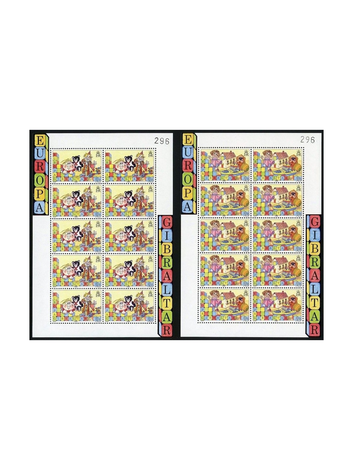 GIBRALTAR 1989 Europe 2 m/s MNH**
